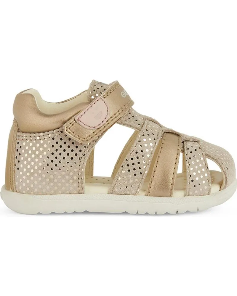 Sandalias de Niña GEOX SANDALIAS MACCHIA PRIMEROS PASOS B254WB BEIGEGOLD