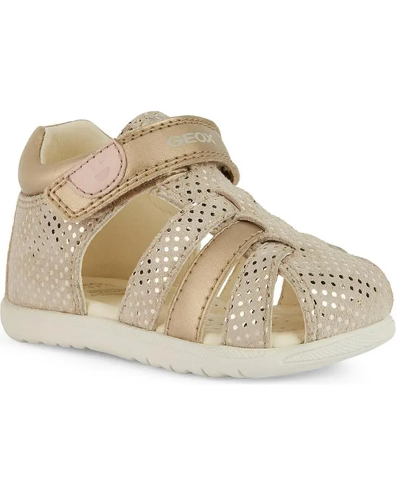 Sandalias de Niña GEOX SANDALIAS MACCHIA PRIMEROS PASOS B254WB BEIGEGOLD