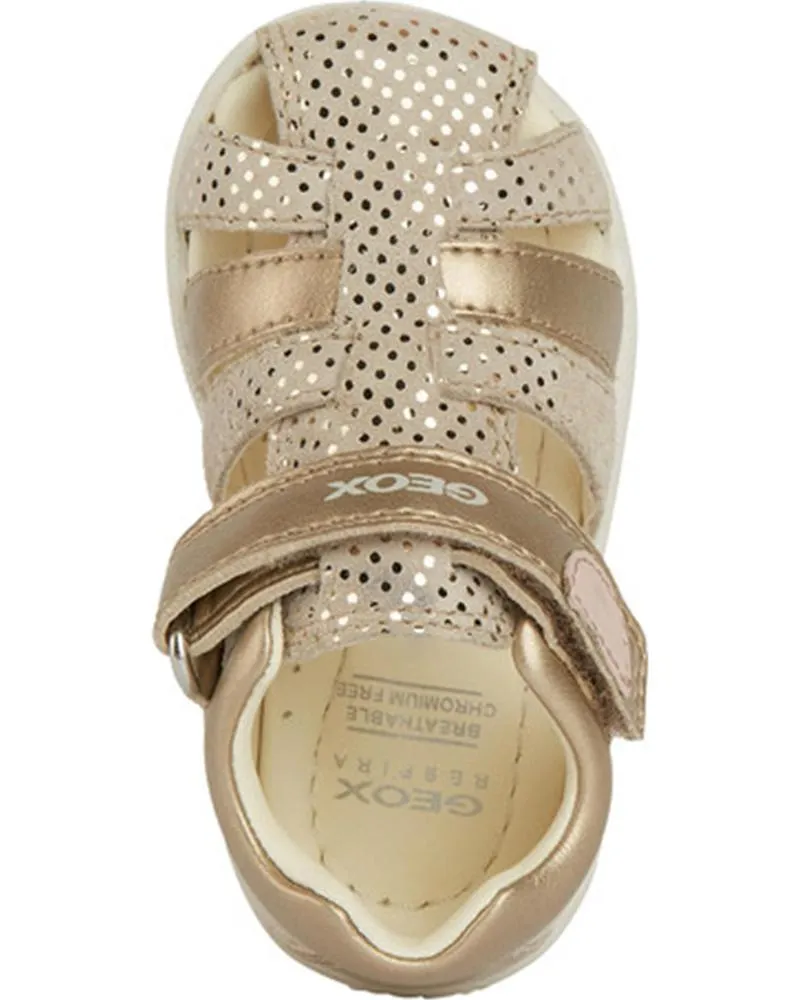 Sandalias de Niña GEOX SANDALIAS MACCHIA PRIMEROS PASOS B254WB BEIGEGOLD
